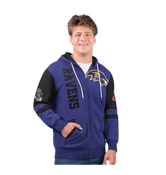 🎉Ravens💝Only Today Buy 2 Get 2 Free ✨NFL Full Zip Hooded Sweatshirt
