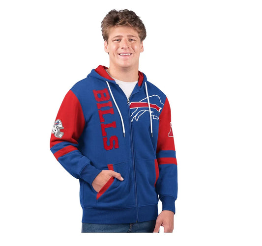 🎉Bills💝Only Today Buy 2 Get 2 Free ✨NFL Full Zip Hooded Sweatshirt