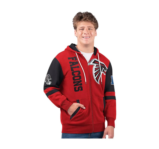 🎉Falcons💝Only Today Buy 2 Get 2 Free ✨NFL Full Zip Hooded Sweatshirt