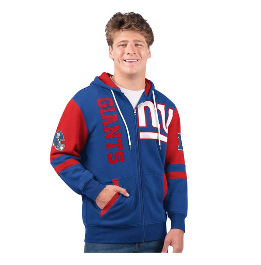 🎉Giants💝Only Today Buy 2 Get 2 Free ✨NFL Full Zip Hooded Sweatshirt