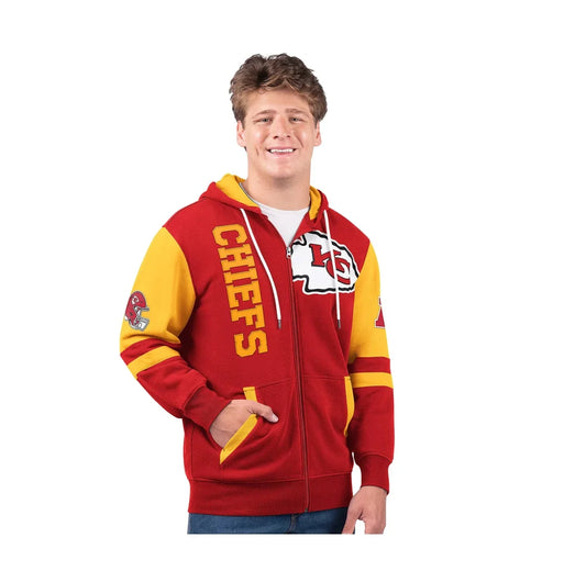 🎉Chiefs💝Only Today Buy 2 Get 2 Free ✨NFL Full Zip Hooded Sweatshirt