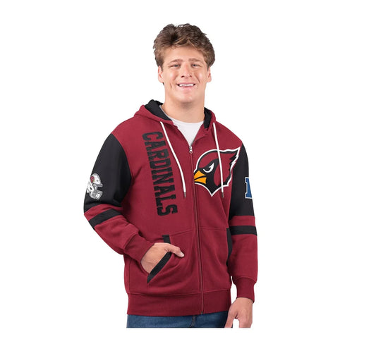 🎉Cardinals💝Only Today Buy 2 Get 2 Free ✨NFL Full Zip Hooded Sweatshirt